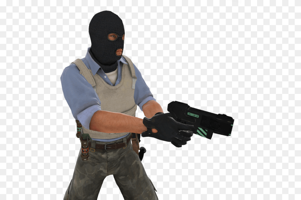 Csgo Terrorist Models Transparent Cs Go Terrorist Model, Weapon, Handgun, Gun, Firearm Png