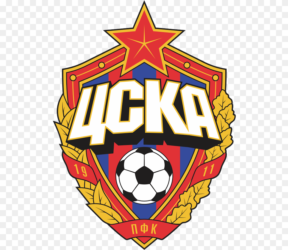 Cska Moscow, Badge, Symbol, Sport, Soccer Ball Png