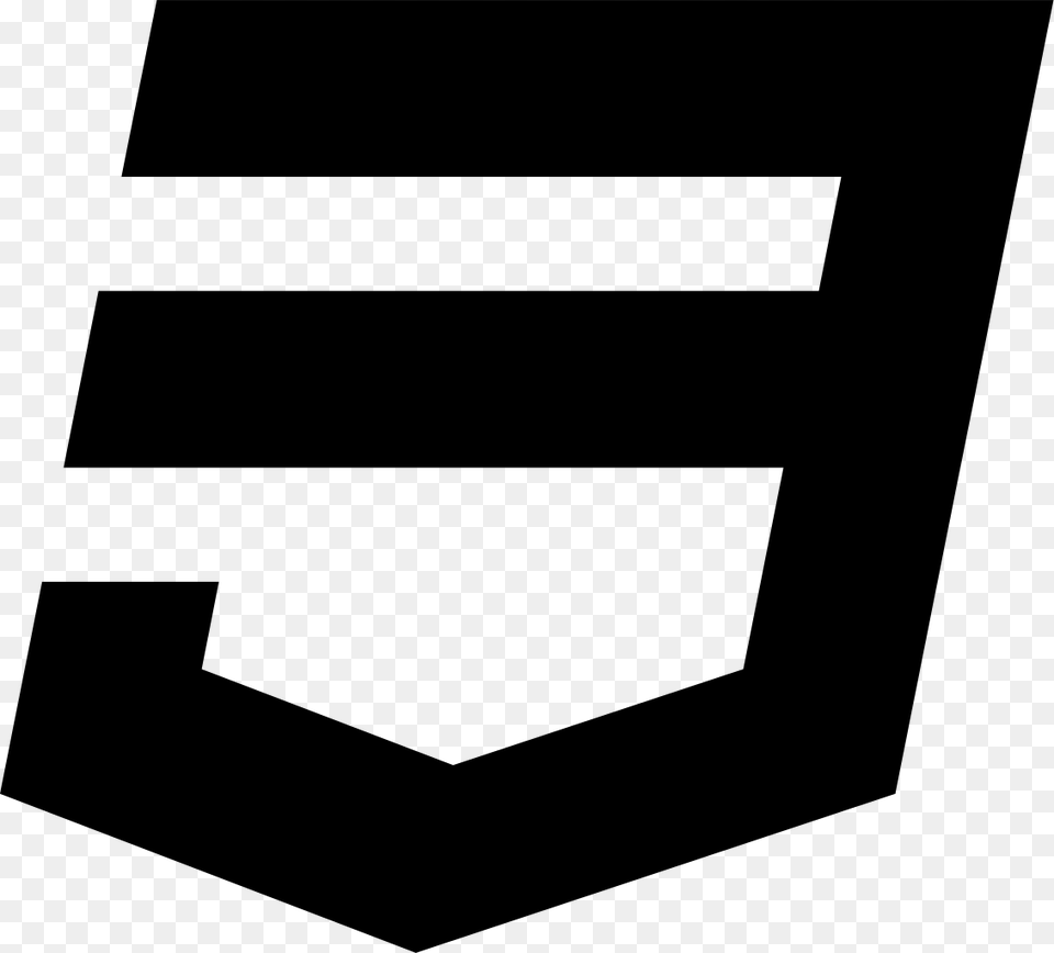 Css Logo Black And White, Gray Free Transparent Png