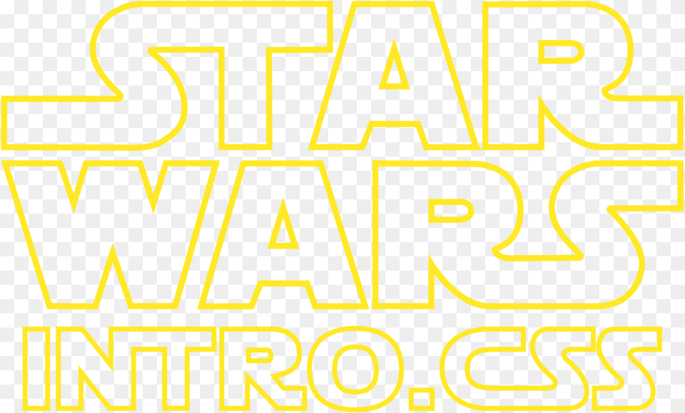 Css Star Wars Text Png