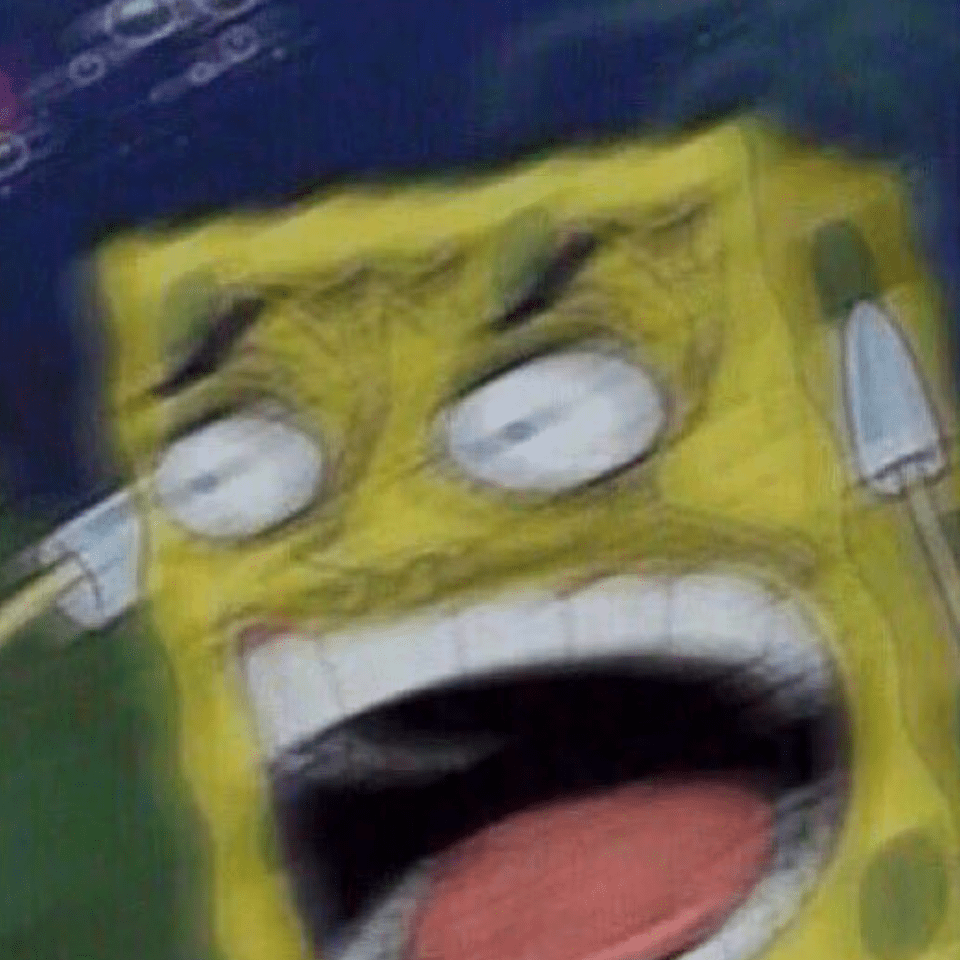 Csuaii Trn Premium Spongebob Mad Face Meme, Adult, Male, Man, Person Png Image