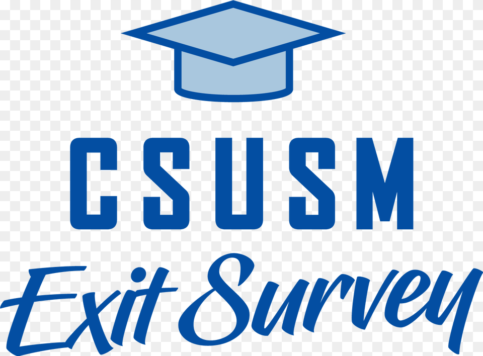 Csusm Exit Survey Graduation, People, Person, Text Free Png Download