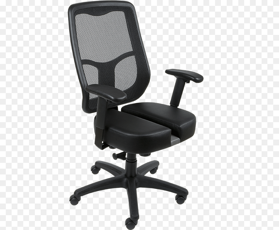 Ct B94 Apollo High Back Steelcase Leap Chair Black, Cushion, Furniture, Home Decor Free Png