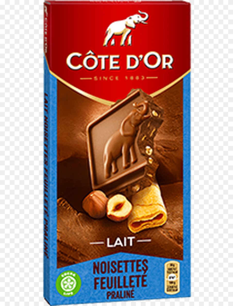 Cte D Or Milk Chocolate With Hazelnuts Amp Pralin Cote D Or Pralin, Wildlife, Mammal, Food, Elephant Free Transparent Png