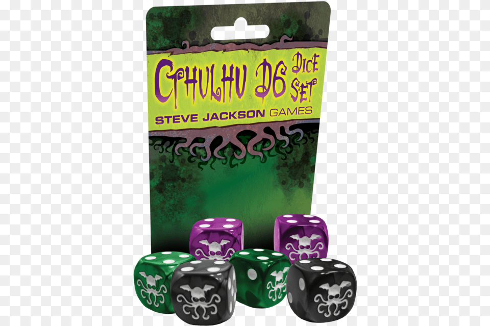 Cthulhu D6 Dice Set Solid, Game Free Transparent Png