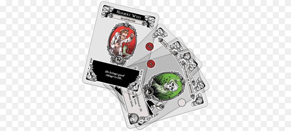 Cthulhu Gloom Card List Atlas Cthulhu Gloom Card Game, Text, Disk, Baby, Person Free Transparent Png