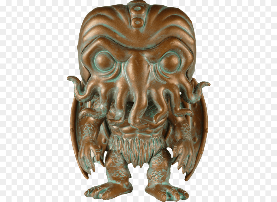 Cthulhu Patina Pop Vinyl Figure Nycc Funko Pop Cthulhu Patina, Accessories, Bronze, Ornament, Art Png Image