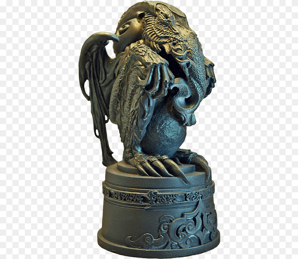 Cthulhu Statue Stephen Cthulhu Statue, Bronze, Accessories, Ornament Free Png Download