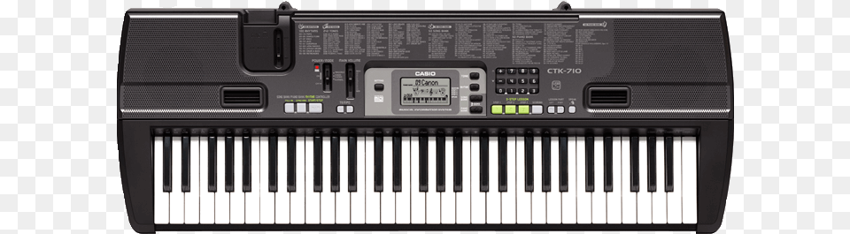 Ctk 710 Entry Level Keyboard With General Midi Teclado Casio Ctk, Musical Instrument, Piano Free Png Download