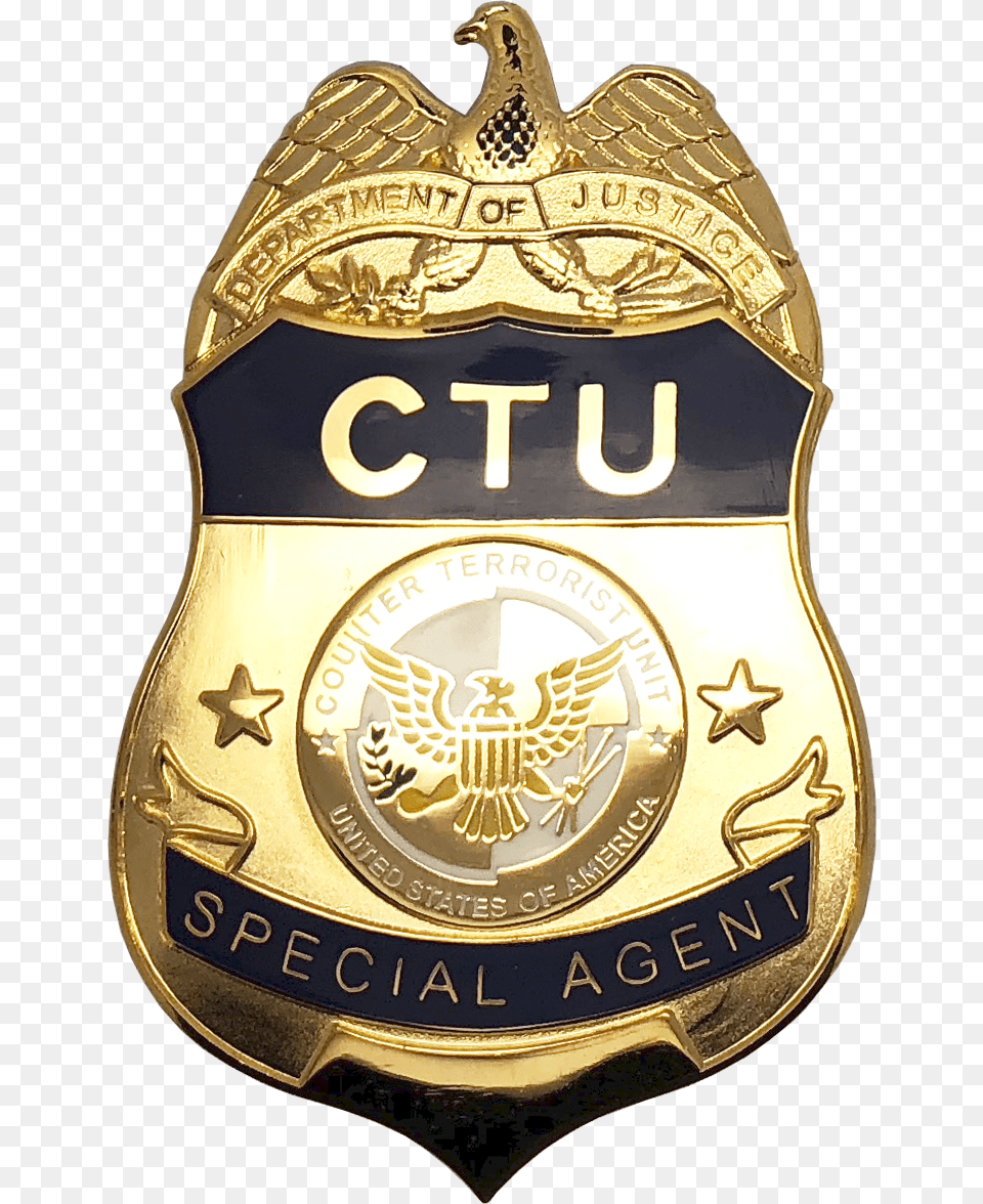 Ctu Special Agent Shield Badge The Cop Shop Chicago, Logo, Symbol Free Png Download