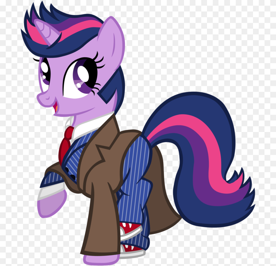Ctwilightjoke Twilight Sparkle As The 10th Doctor Totes, Book, Comics, Publication, Baby Png