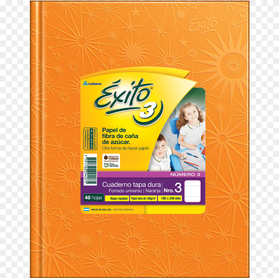 Cuaderno Xito E3 Naranja Exito Hojas, Poster, Advertisement, Pen, Boy Free Png Download