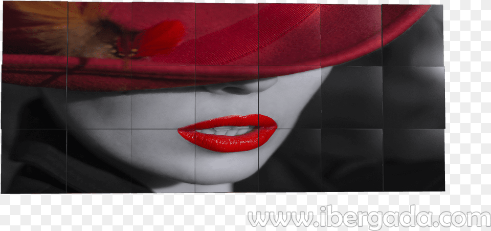 Cuadro Dimensions Blanco Y Negro Rojo Blanco Y Negro Y Rojo, Lipstick, Cosmetics, Adult, Person Png Image