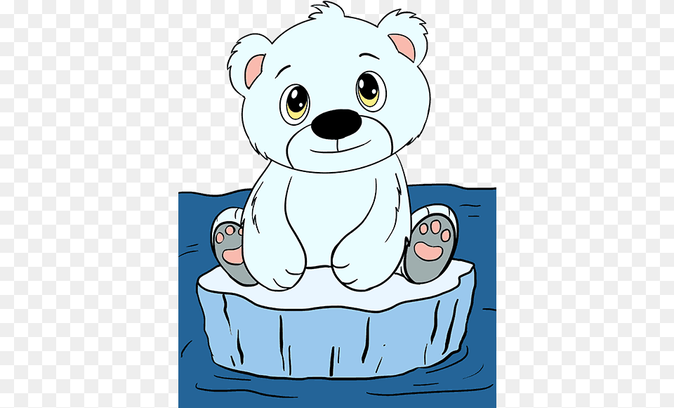 Cub At Getdrawings Com Cartoon Polar Bear Cubs, Animal, Mammal, Wildlife Png