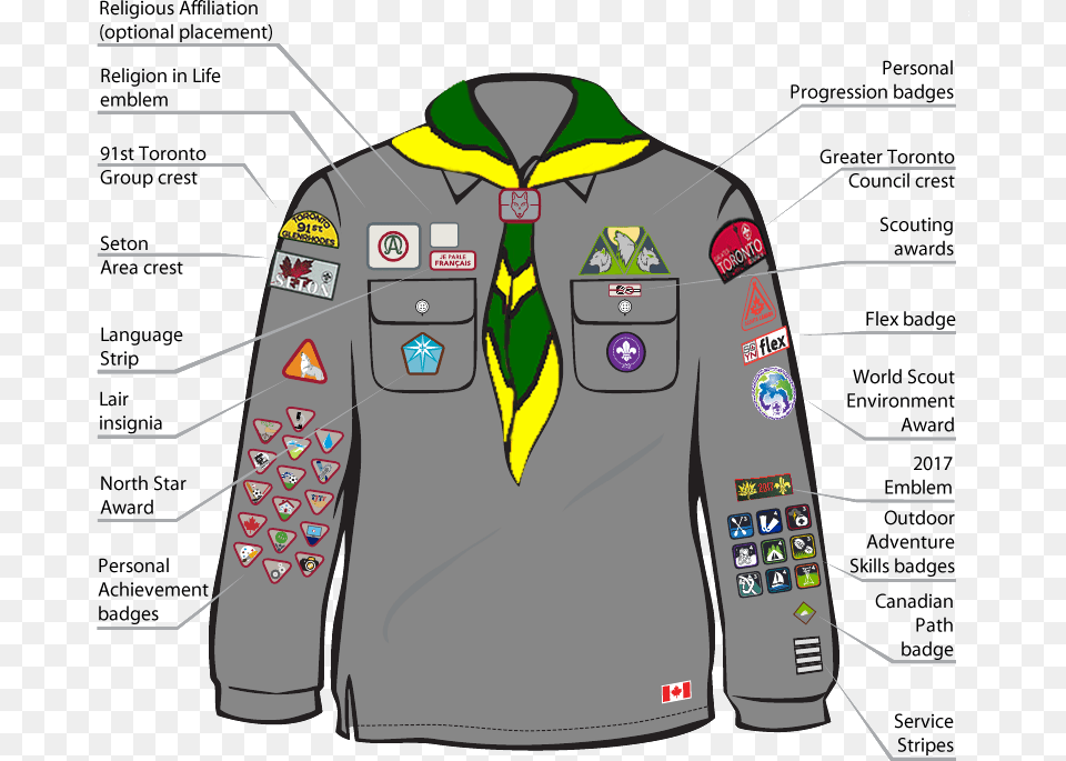 Cub Scout Uniform Cub Uniform Badge Placement, Accessories, Tie, Formal Wear, Coat Free Transparent Png