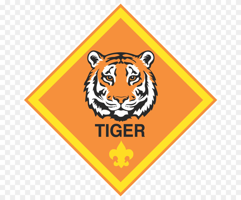 Cub Scouting, Animal, Mammal, Symbol, Tiger Png Image