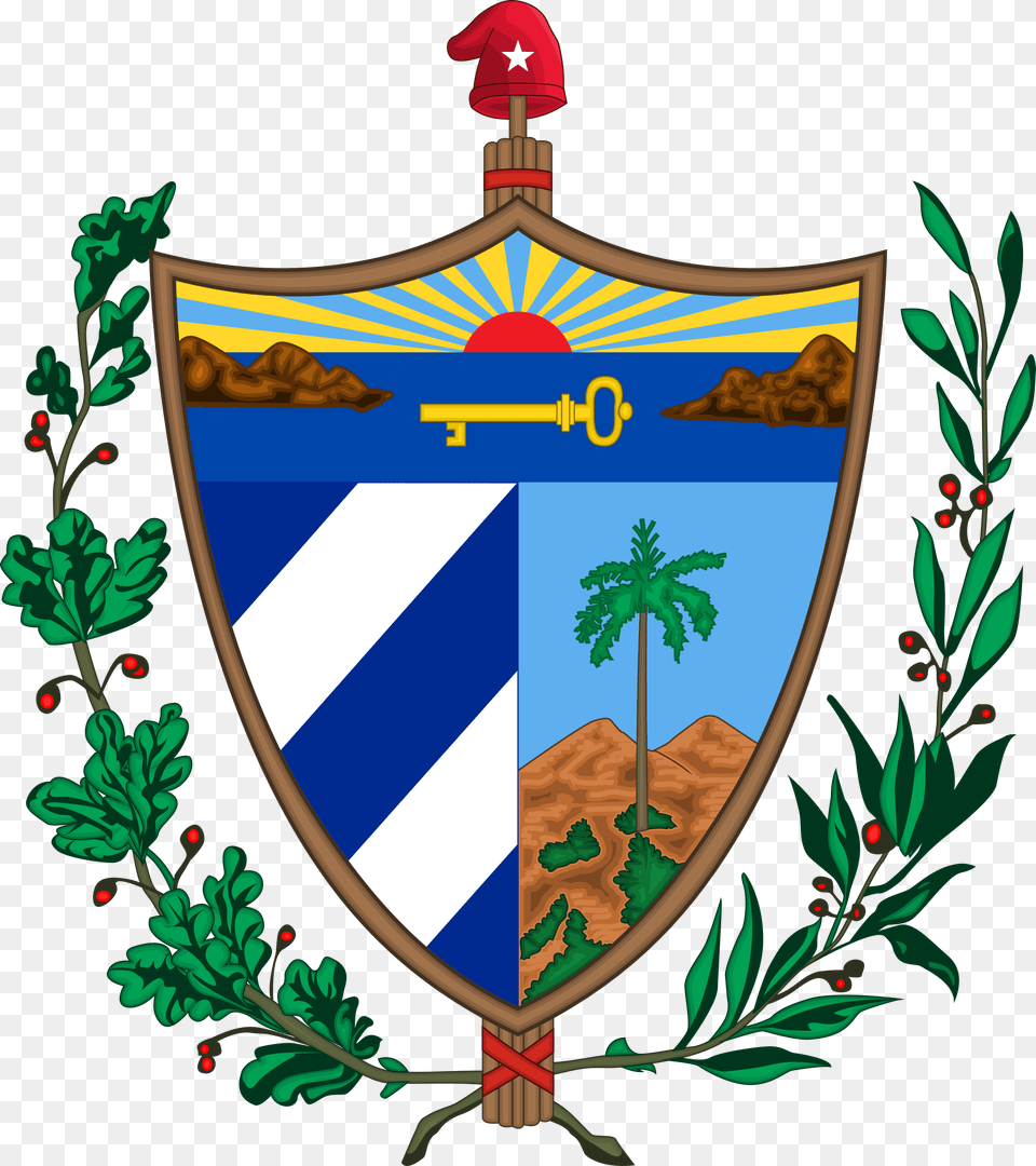 Cuba Coat Of Arms, Armor, Emblem, Shield, Symbol Png Image