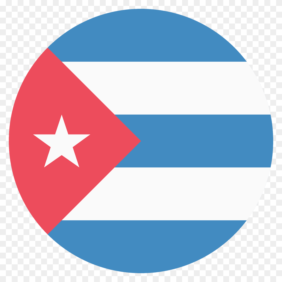 Cuba Flag Emoji Clipart, Star Symbol, Symbol, Logo Png Image