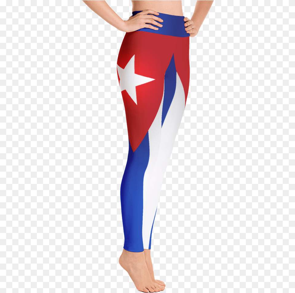 Cuba Flag Leggings Yoga Pants Northern Lights, Adult, Clothing, Female, Person Free Transparent Png
