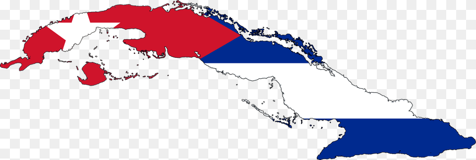 Cuba Flag Map Cuba With Cuban Flag, Chart, Plot, Atlas, Diagram Free Png Download