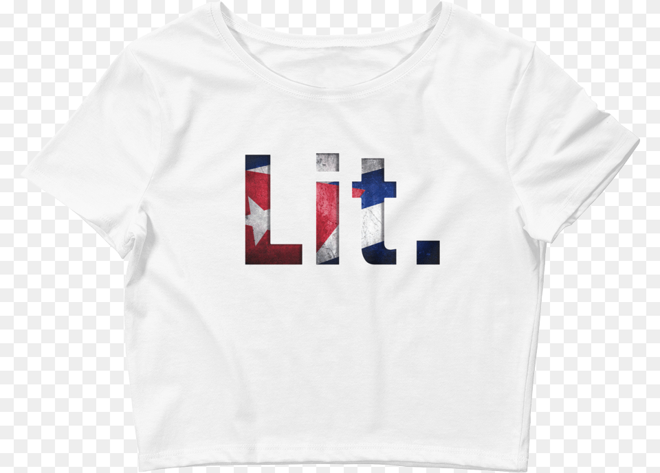 Cuba Lit Crop Top Crop Top, Clothing, T-shirt, Shirt Free Png