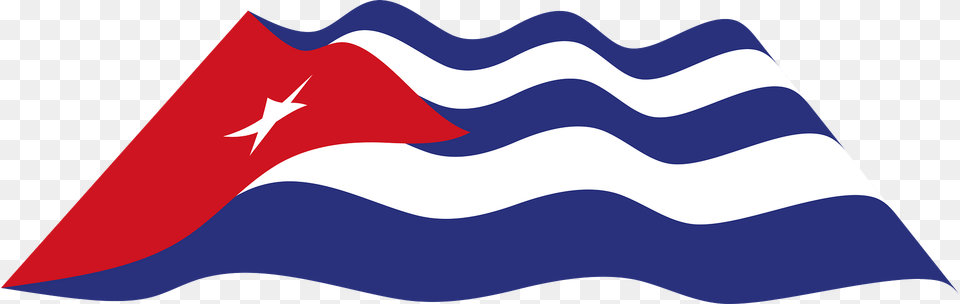 Cuba Wavy Flag Clipart Free Png