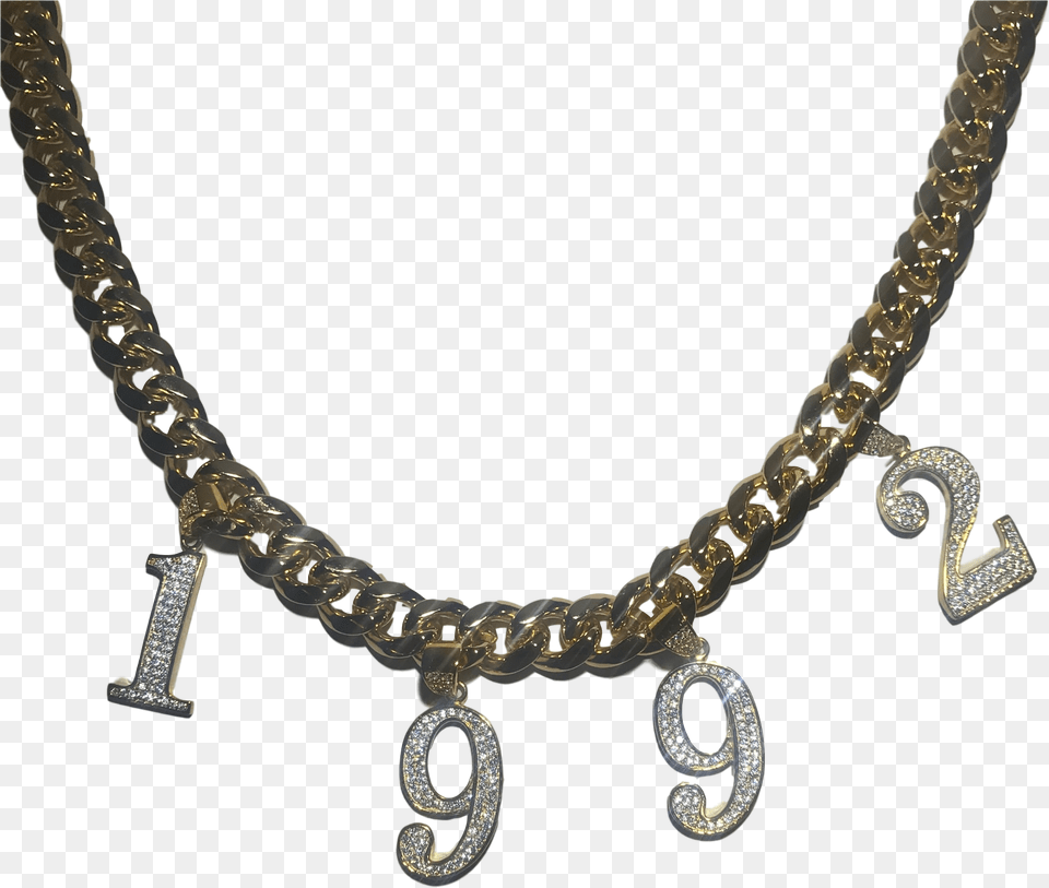 Cuban Chain Matte Black Chain Necklace, Accessories, Diamond, Gemstone, Jewelry Png Image