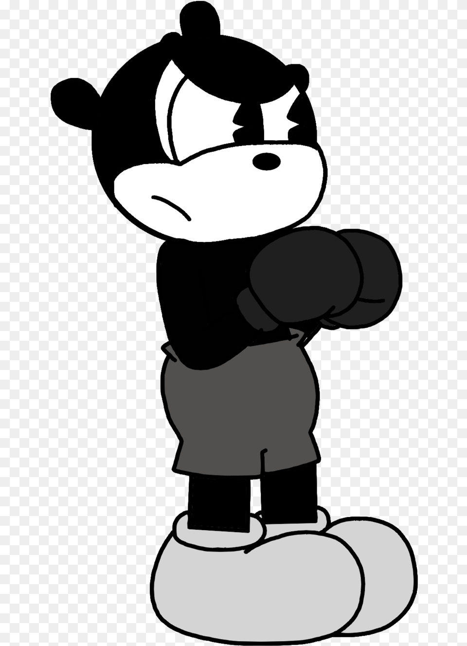 Cubby Bear Doing Boxer, Stencil, Cartoon, Clothing, Hat Free Transparent Png
