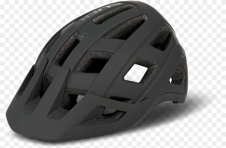 Cube Badger Mountain Bike Helmet In Black Bicycle Helmet, Clothing, Crash Helmet, Hardhat Free Png