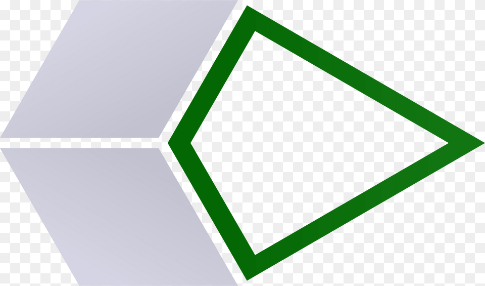 Cube Clipart, Green, Triangle Png