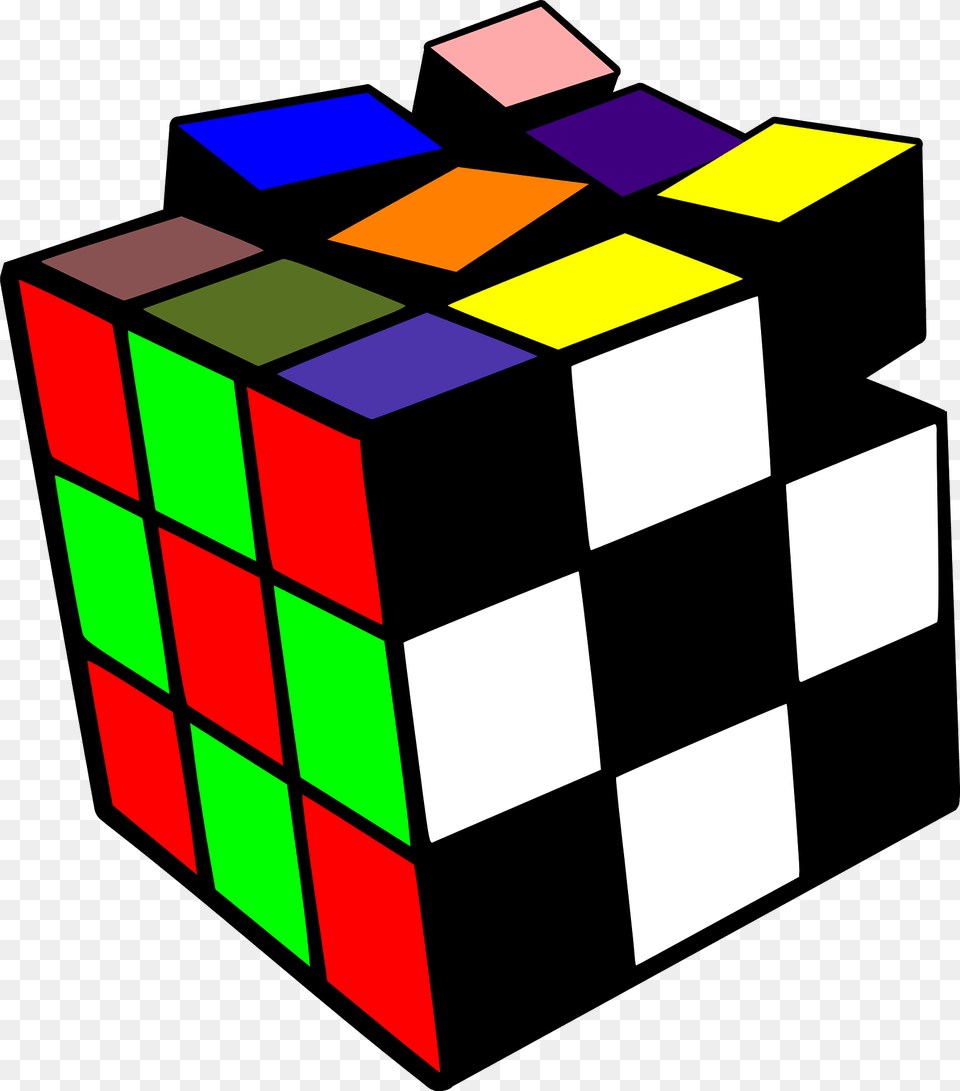 Cube Clipart, Toy, Rubix Cube Png Image