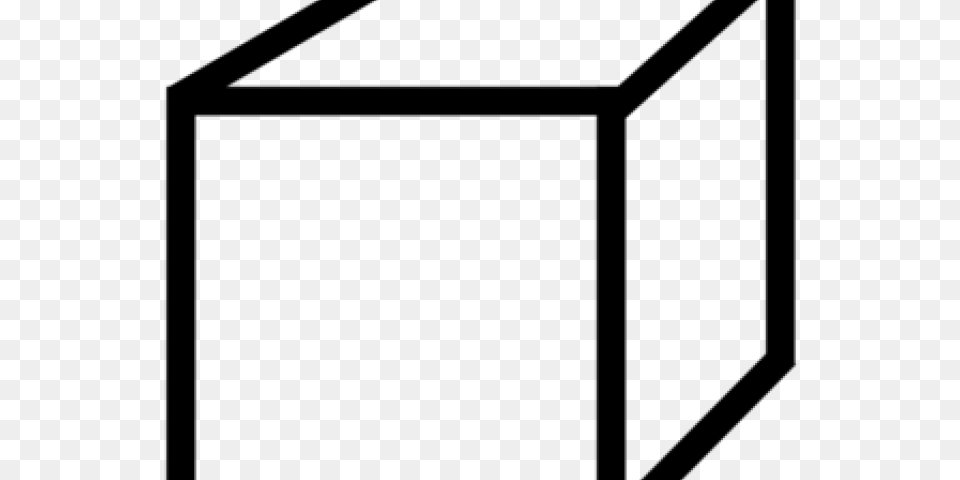 Cube Clipart, Gray Png Image