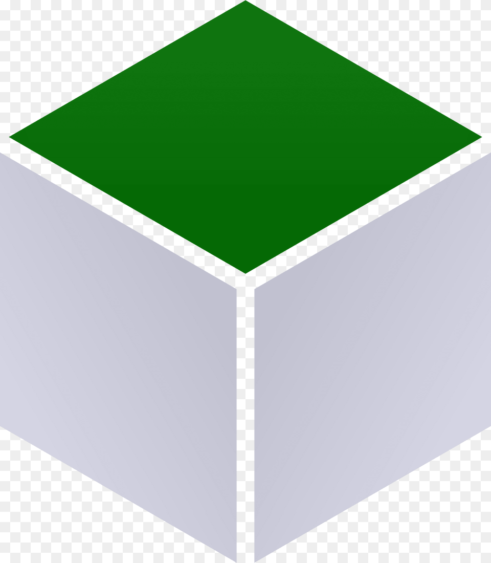 Cube Clipart, Green Free Png