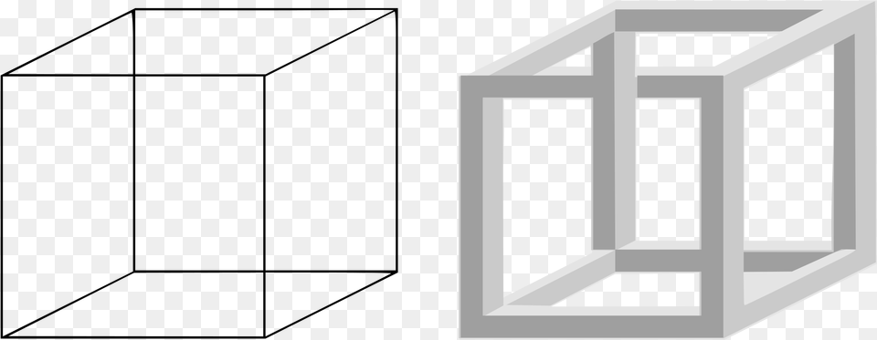 Cube Clipart Black And White, Door Png Image