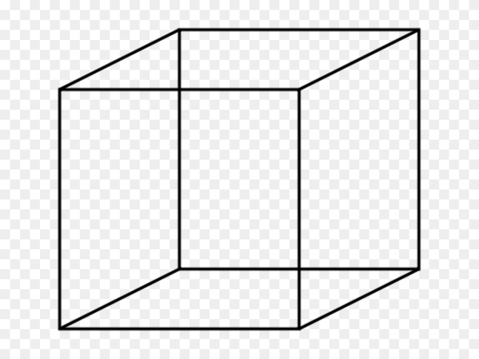 Cube Clipart Black And White, Gray Free Png