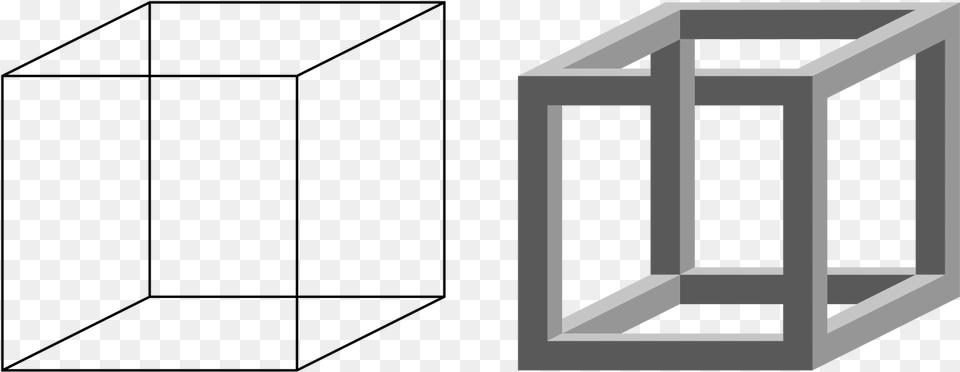 Cube Clipart Black And White, Door Free Transparent Png