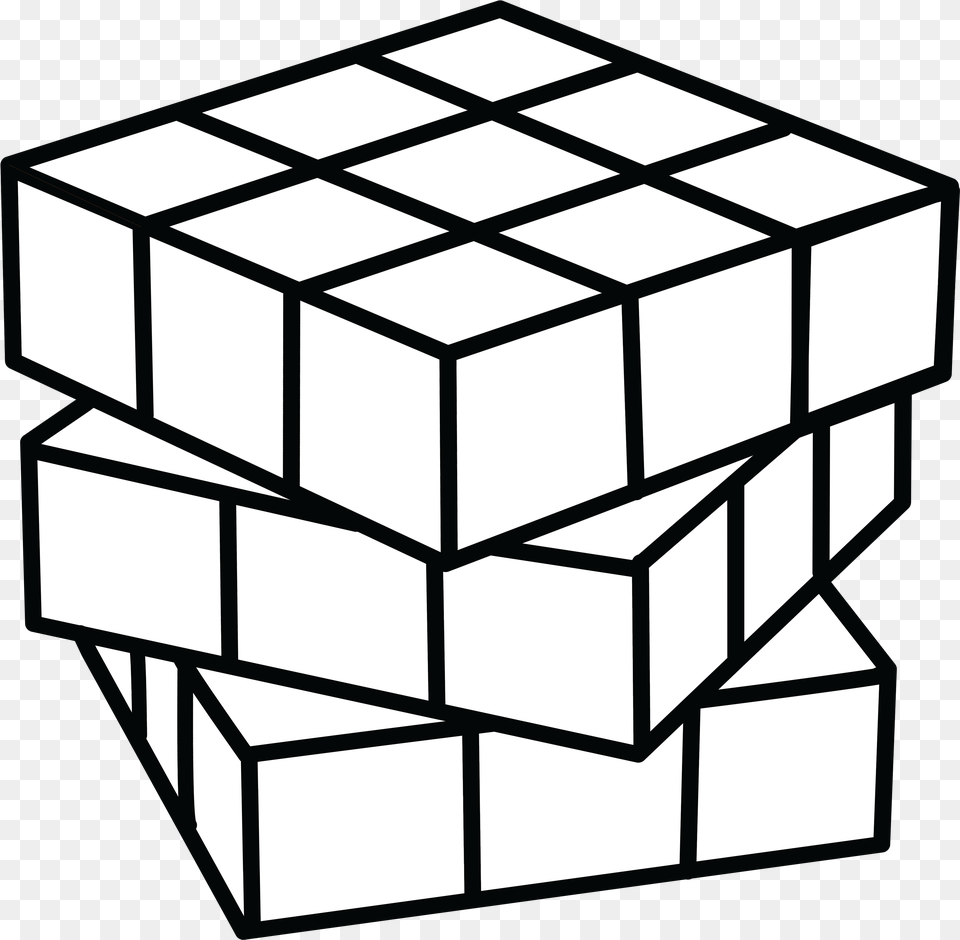 Cube Clipart Coloring, Toy, Rubix Cube, Blackboard Png