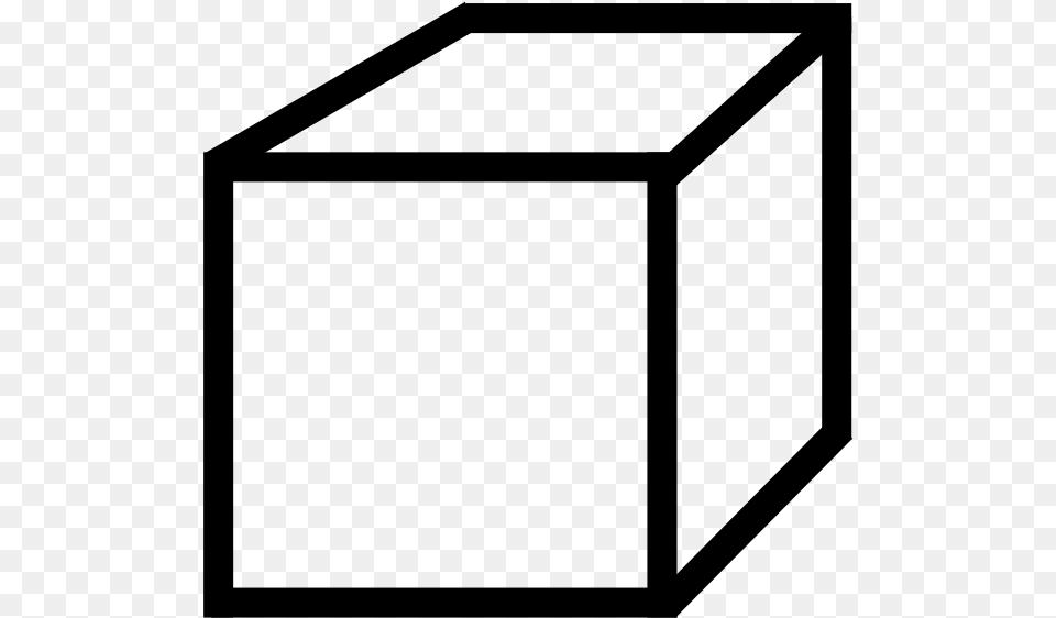Cube Clipart Vector, Gray Free Transparent Png