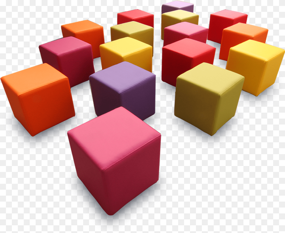 Cube Colour Cubes, Furniture, Box Free Png Download