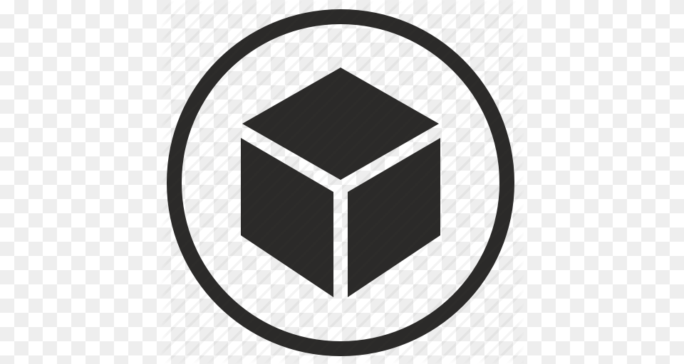 Cube Dimention Mode Round Square Vision Volume Icon, Box, Cardboard, Carton, Package Free Transparent Png