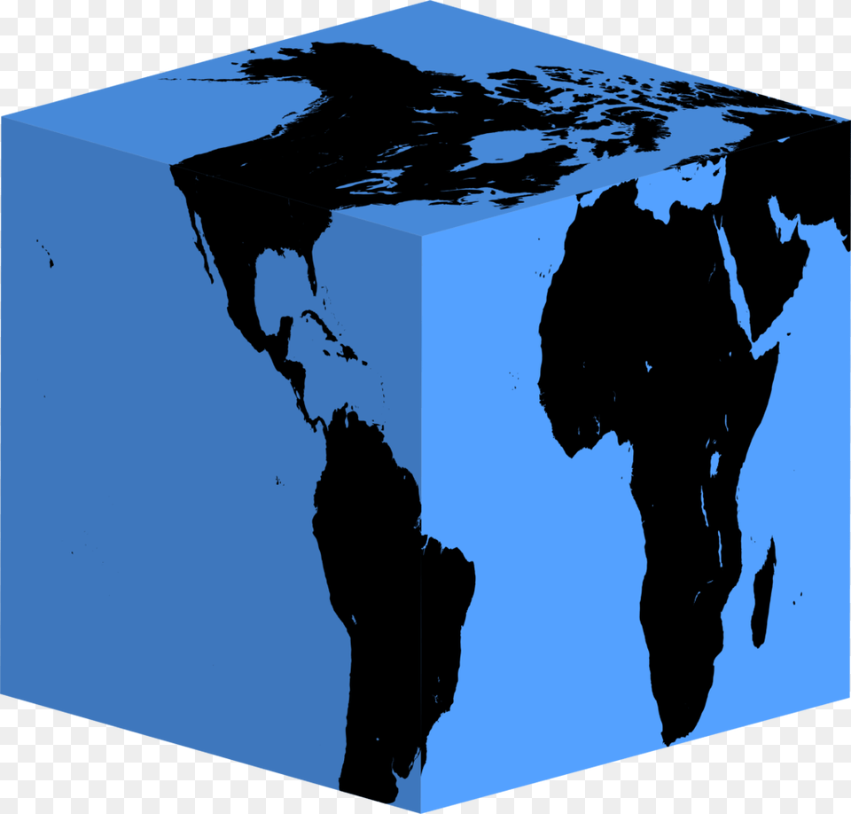 Cube Earth Silhouette Clip Art, Person, Adult, Male, Man Free Png Download