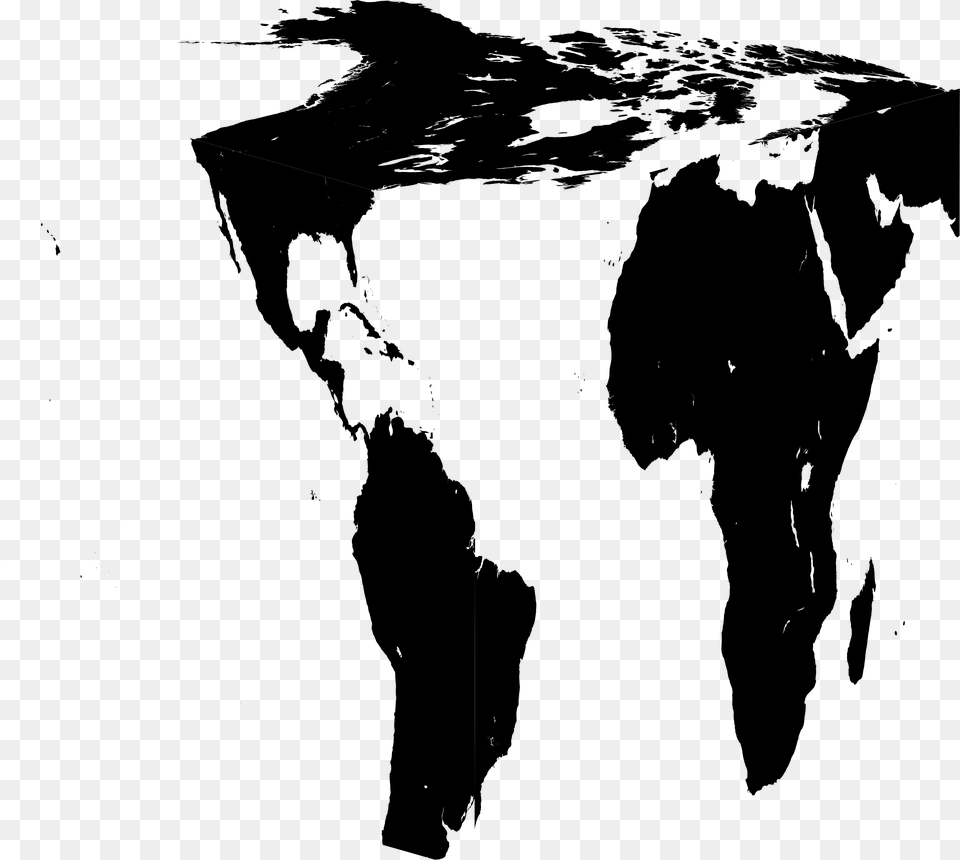 Cube Earth Silhouette No Cube Clip Arts Clipart Cube Earth Black And White, Gray Free Transparent Png