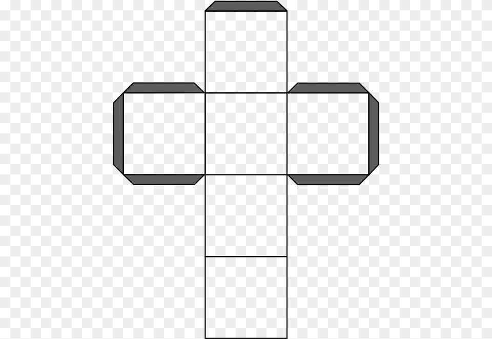 Cube Grid Paper Cube Design, Cross, Symbol Free Transparent Png