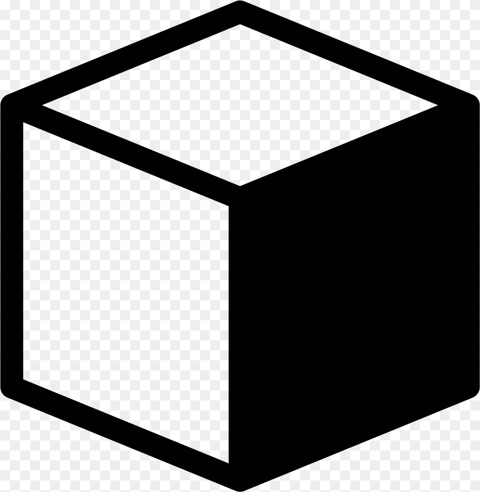 Cube Jpg Black And White Download Cube Black And White Icon, Gray Free Transparent Png