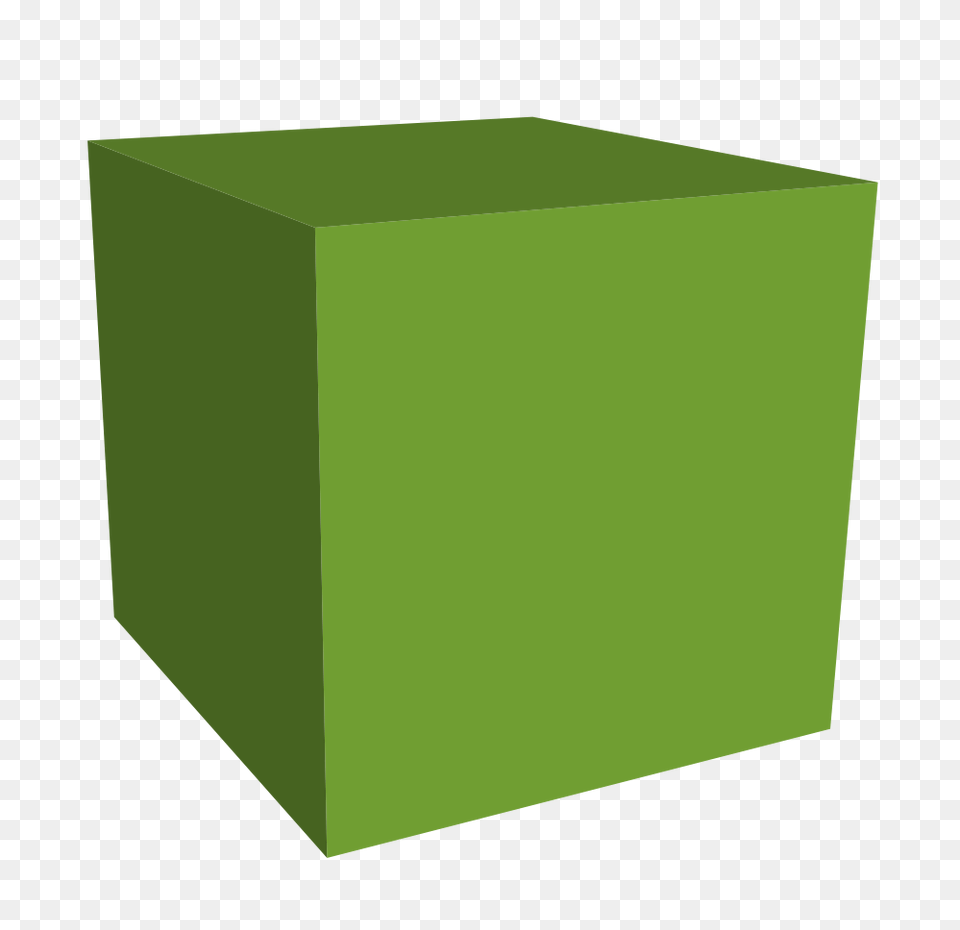 Cube Transparent Free Download, Green, Mailbox, Box, Cardboard Png Image