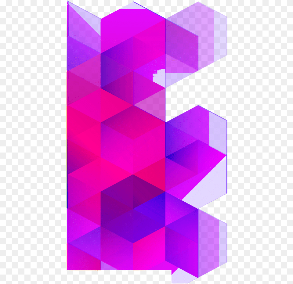 Cubes Shape Shapes Pink Purple Freetoedit Graphic Design, Art, Graphics, Pattern Free Png