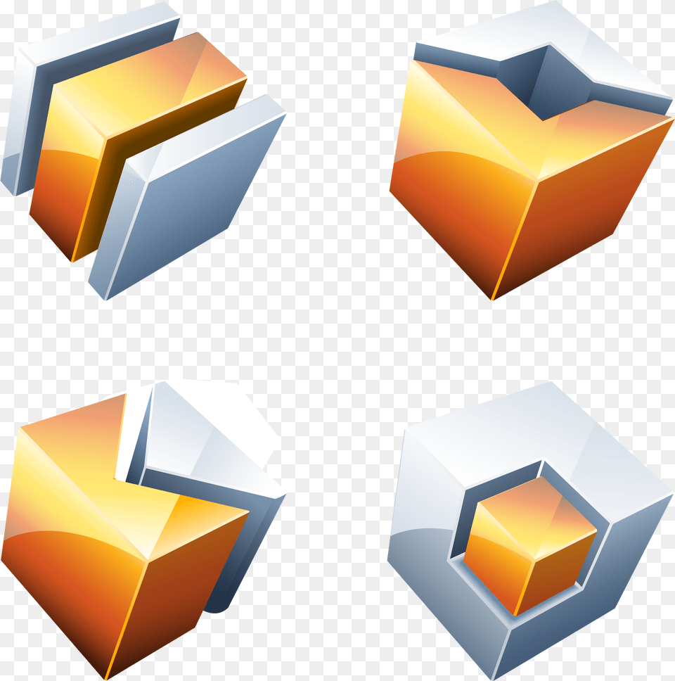 Cubes Vector Geometric Vector Image 3d Geometric Shapes, Art, Box, Cardboard, Carton Free Png