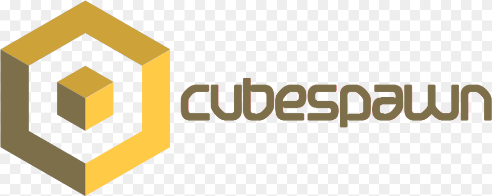 Cubespawn Logo Gold Alt Attribute, Text Free Transparent Png