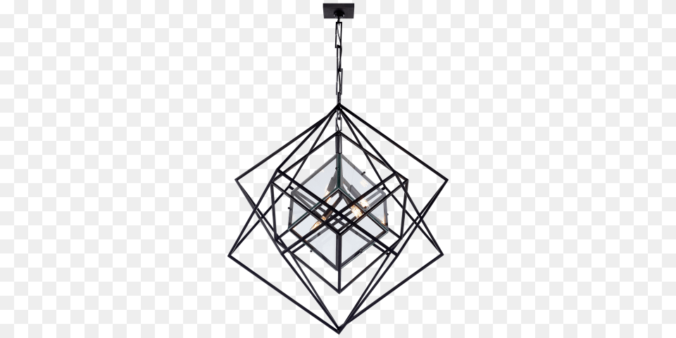 Cubist Medium Chandelier Designer Kelly Wearstler Circa Lighting, Lamp, Ceiling Light Free Png Download