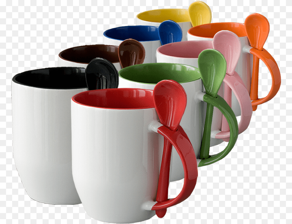 Cuchara Sublimation Spoon Mug, Cup, Cutlery, Beverage, Coffee Free Png Download